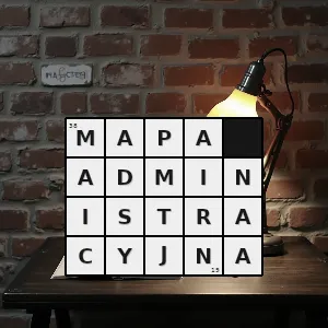 Hasło krzyżówkowe mapa administracyjna - mapa administracyjna – rozwiązanie, synonimy, podpowiedzi i definicje krzyżówkowe